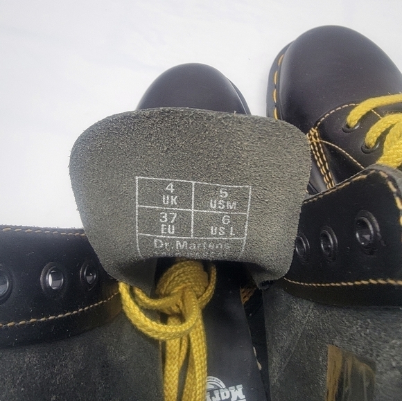 Dr Doc Martens 1460 PASCAL LEATHER LACE UP BOOTS Mens Size 5 Women's 6 - Picture 5 of 8